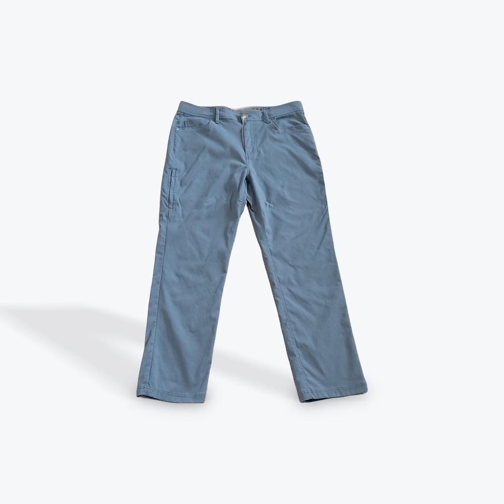 Gerry Mens Blue Gray Outdoor Hiking Adventure Pants 34x32 Zip Pocket